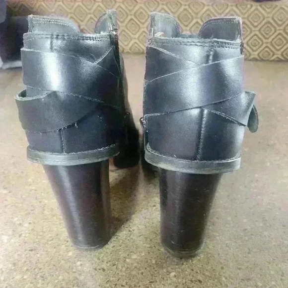 SixtySeven leather bootie heels sz 40 made in spain - Picture 5 of 5